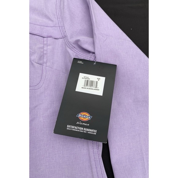 Dickies Womens Long‑Sleeve Temp‑IQ® Cooling Western Shirt Lavender Purple Medium - Picture 3 of 8